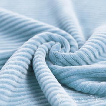 0,5 meter wide cord jersey elastic light blue