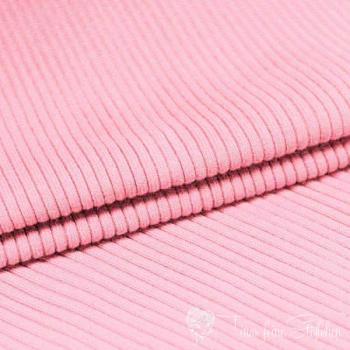 0,5 meter cuff heavy rib Uni pink