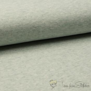 0,5 meter cotton Ajour dusty mint