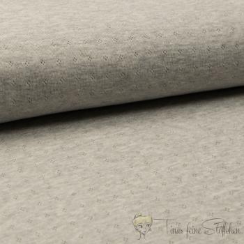 0,5 meter cotton Ajour grey