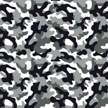 0,5 meter cotton jersey camouflage grey