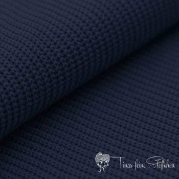 0,5 meter Cotton wide knit - Knit Jacquard - Navy