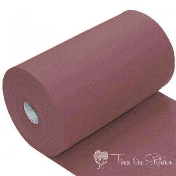 0,5 meter cuff rib rib Uni mauve