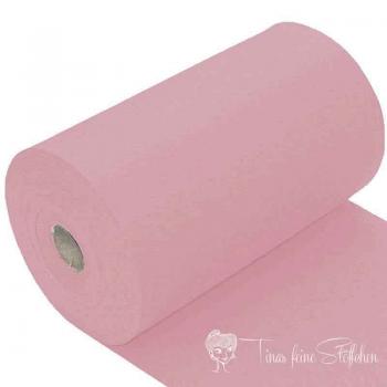 0,5 meter cuff rib rib Uni dusty pink