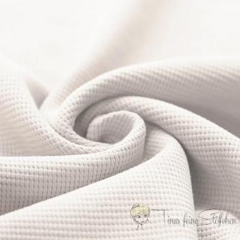 0,5 meter Cotton Micro Waffle Knit - offwhite