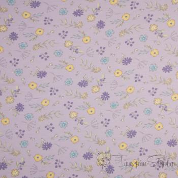 0.5 meter cotton jersey lilac with unicorns