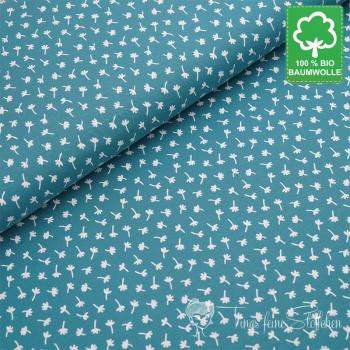 0,5 meter organic cotton jersey Retro Mini everglade