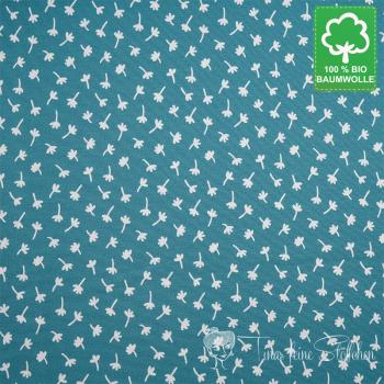 0,5 meter organic cotton jersey Retro Mini everglade