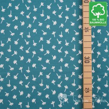 0,5 meter organic cotton jersey Retro Mini everglade