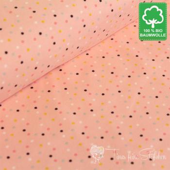 0,5 meter organic cotton jersey Mini Jungle Confetti rose