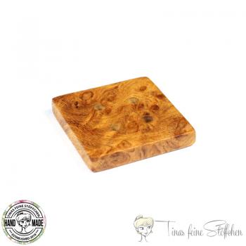 Handmade Makamong Burl Wood Button