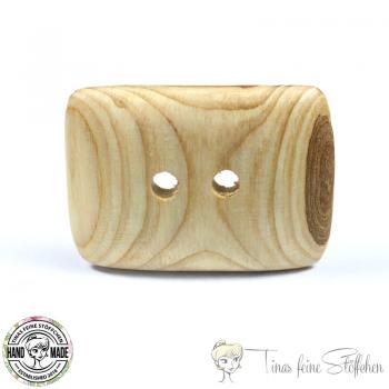 Handmade primeval sequoia button - 2-hole