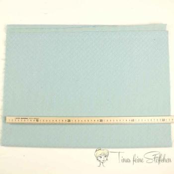 50cm quilted jersey dusty mint - with fabric flaw at the edge