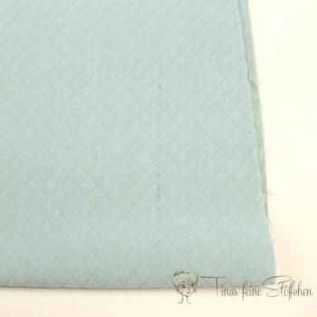 50cm quilted jersey dusty mint - with fabric flaw at the edge