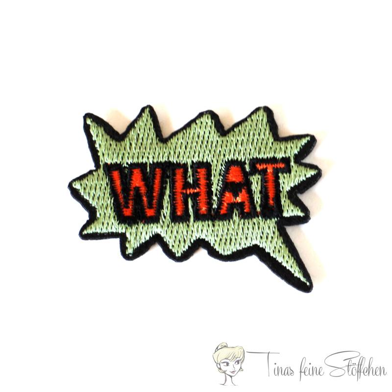 "WHAT" Embroidery application