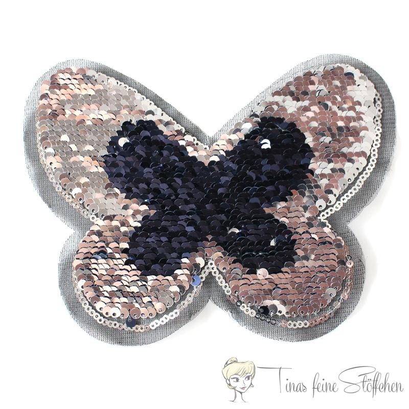 Butterfly reversible sequins application for sewing on