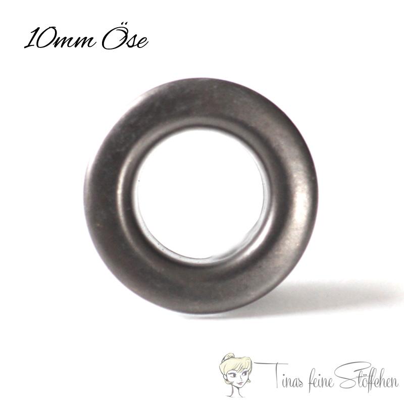 10mm gunmetal Ösen mit Scheibe - 10er Set