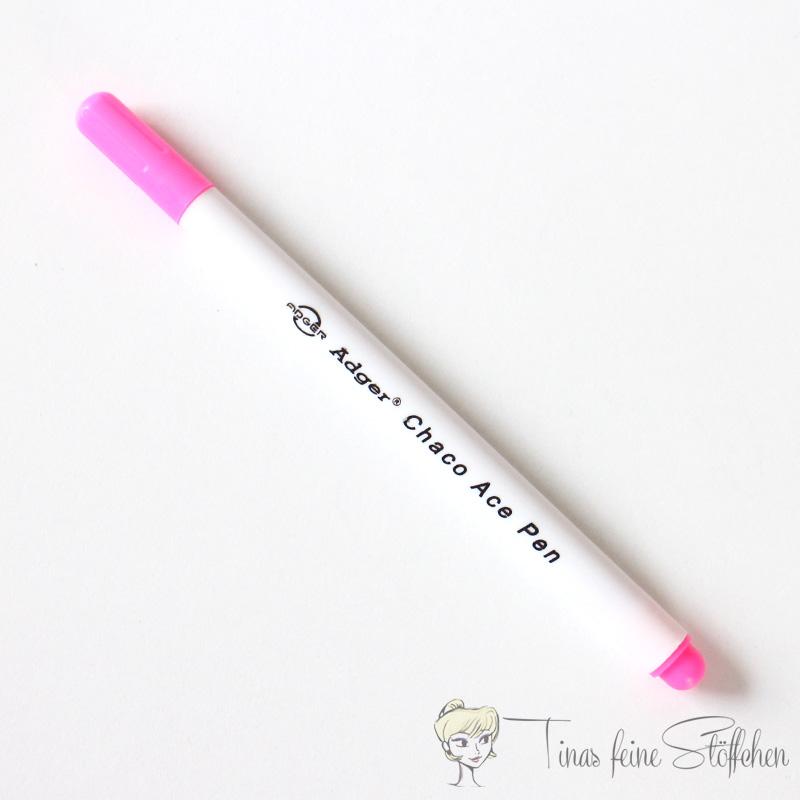 Water soluble textile marker pink