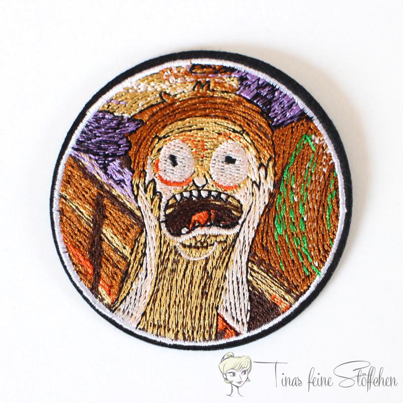 The slightly different scream - stirrup embroidery application