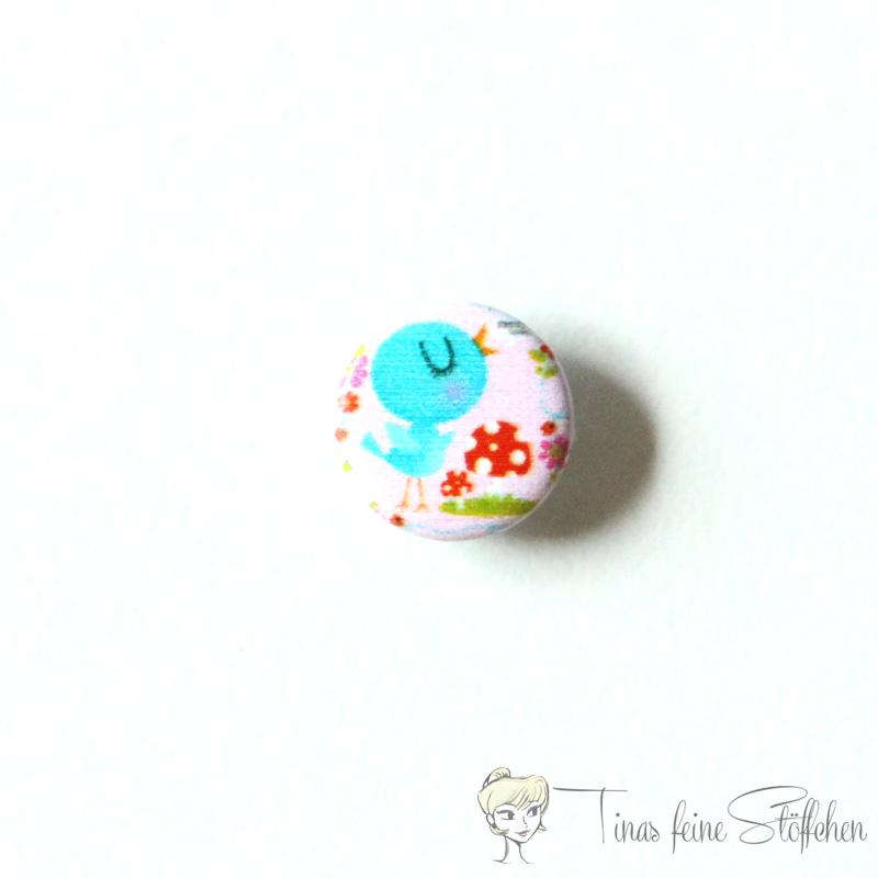 Jersey bird push button - 9,5mm