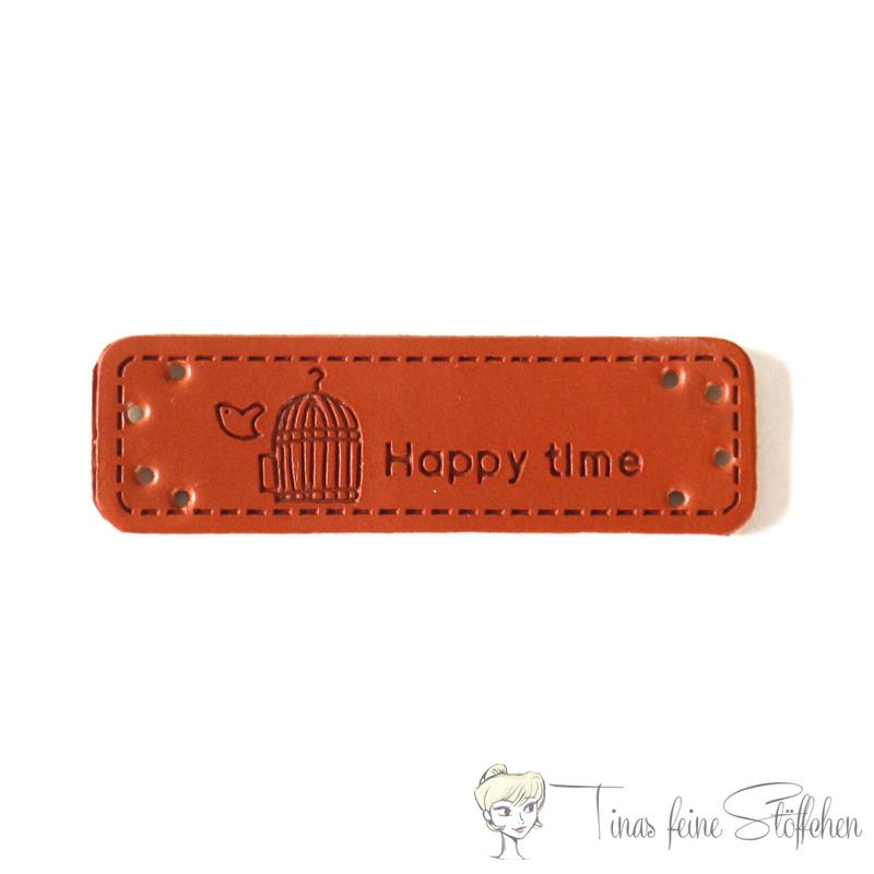 2 Piece Happy Time imitation Patches Motif Cage