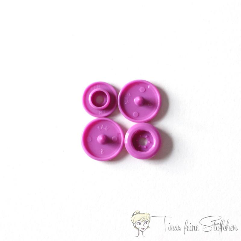 Set of 10 KAM-Snaps T5 berry - Ø 12,4mm