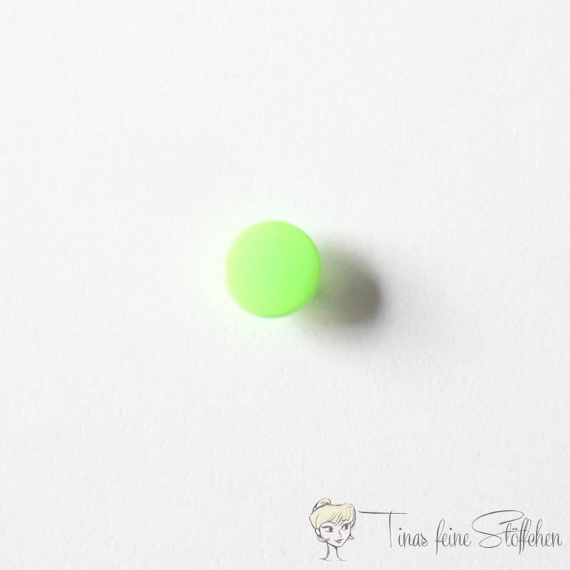 Set of 10 KAM-Snaps T5 light green - Ø 12,4mm