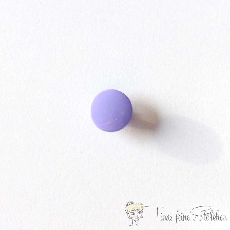 Set of 10 KAM-Snaps T5 lilac - Ø 12,4mm