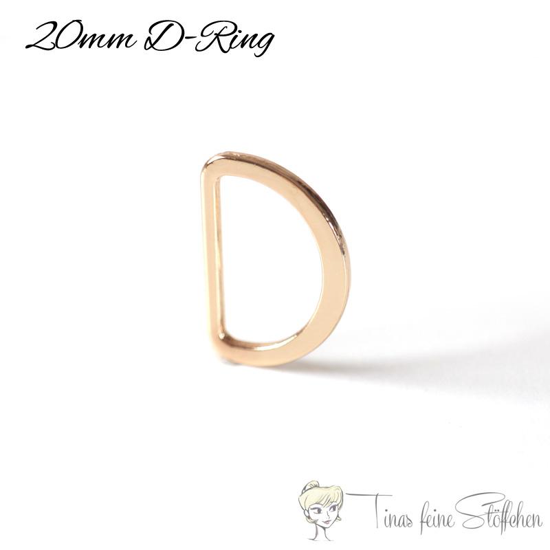 D Ring 20mm gold