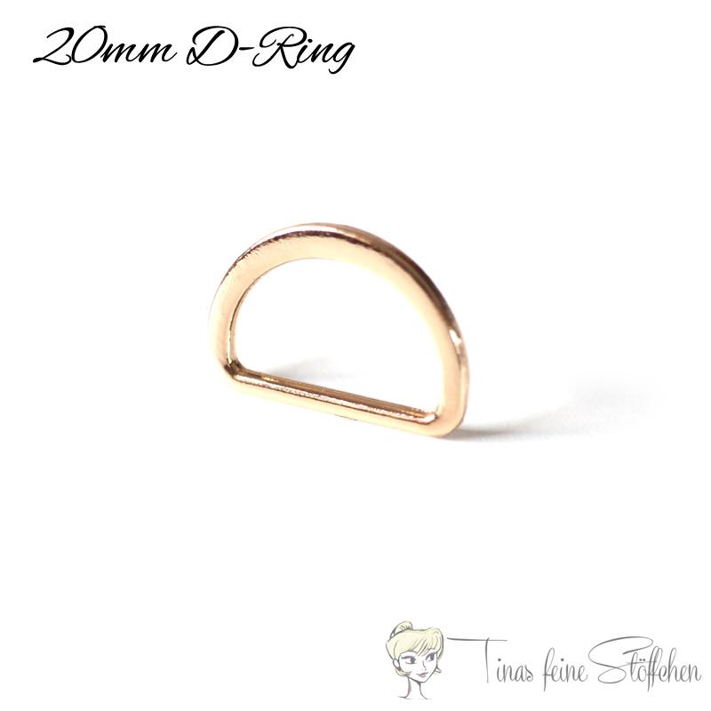 D Ring 20mm gold