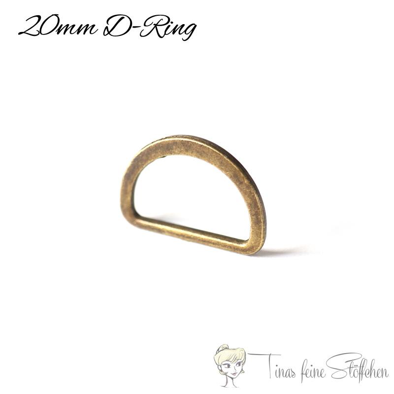 D Ring 20mm bronze