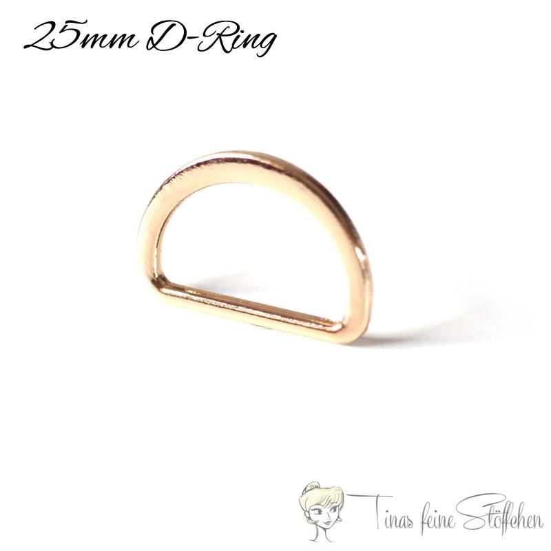 D Ring 25mm gold