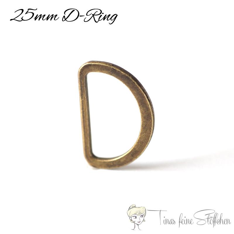 D Ring 25mm bronze