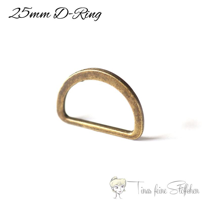 D Ring 25mm bronze