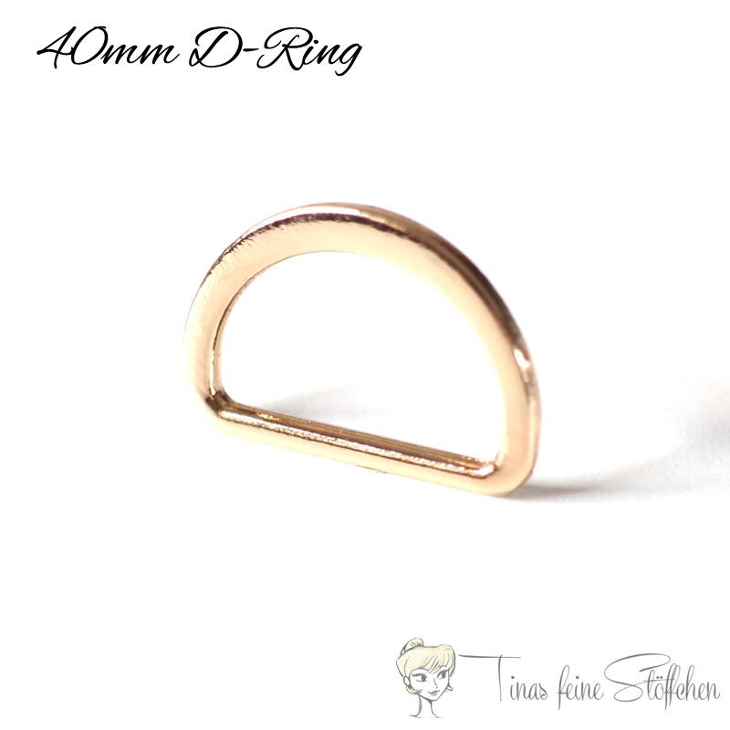 D Ring 40mm gold