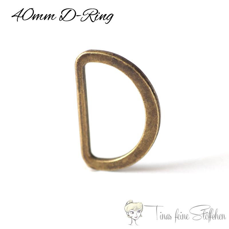 D Ring 40mm bronze