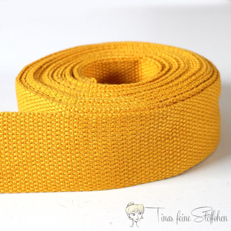 38mm soft mustard yellow belt strap