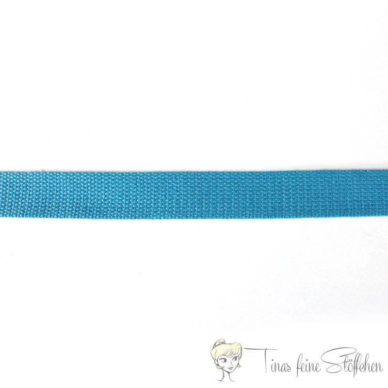 25mm soft light blue belt strap