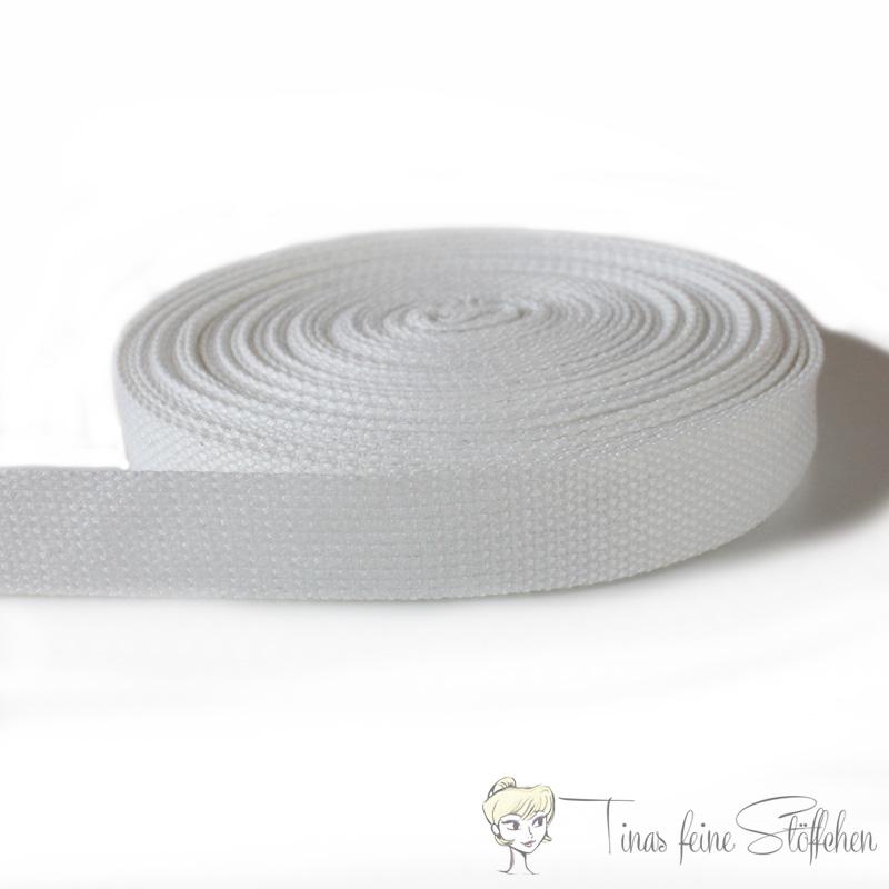 25mm soft white belt strap