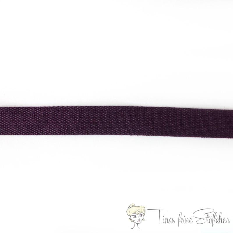 25mm soft aubergine belt strap