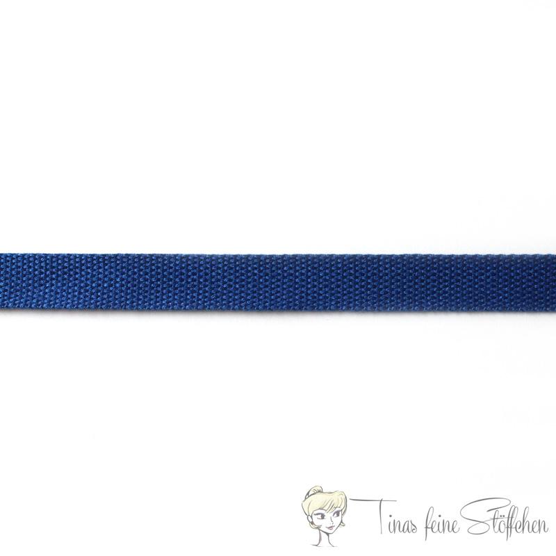 20mm soft dark blue belt strap