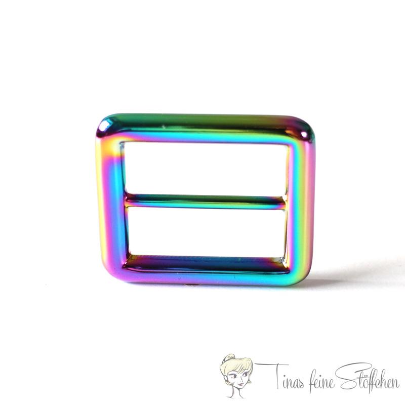 Rainbow metal slide for 25mm webbings - Thickness version