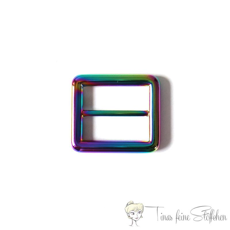 Rainbow metal slide for 25mm webbings - Thickness version