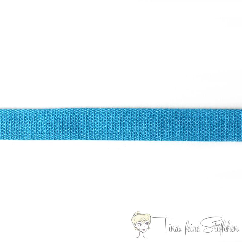 25mm weiches aqua Gurtband