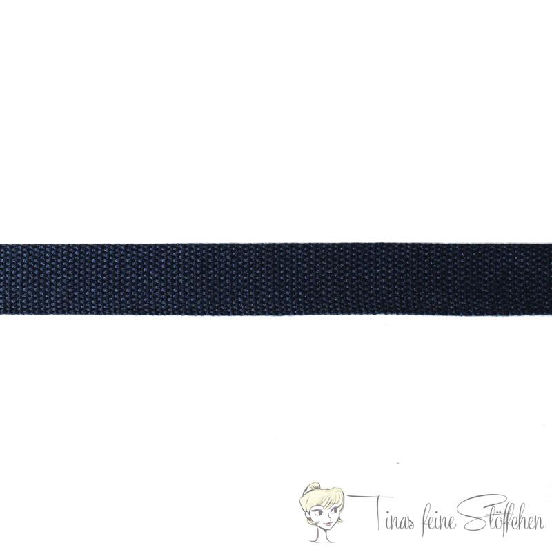 25mm weiches navy Gurtband