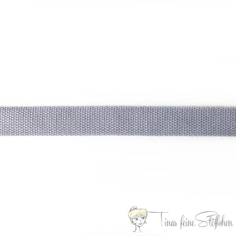 25mm soft light grey belt strap