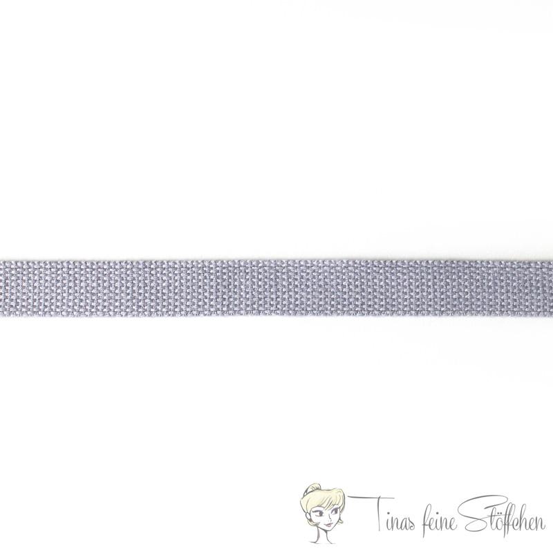 20mm soft light grey belt strap