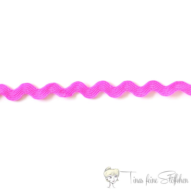 12mm serrated braid fuchsia