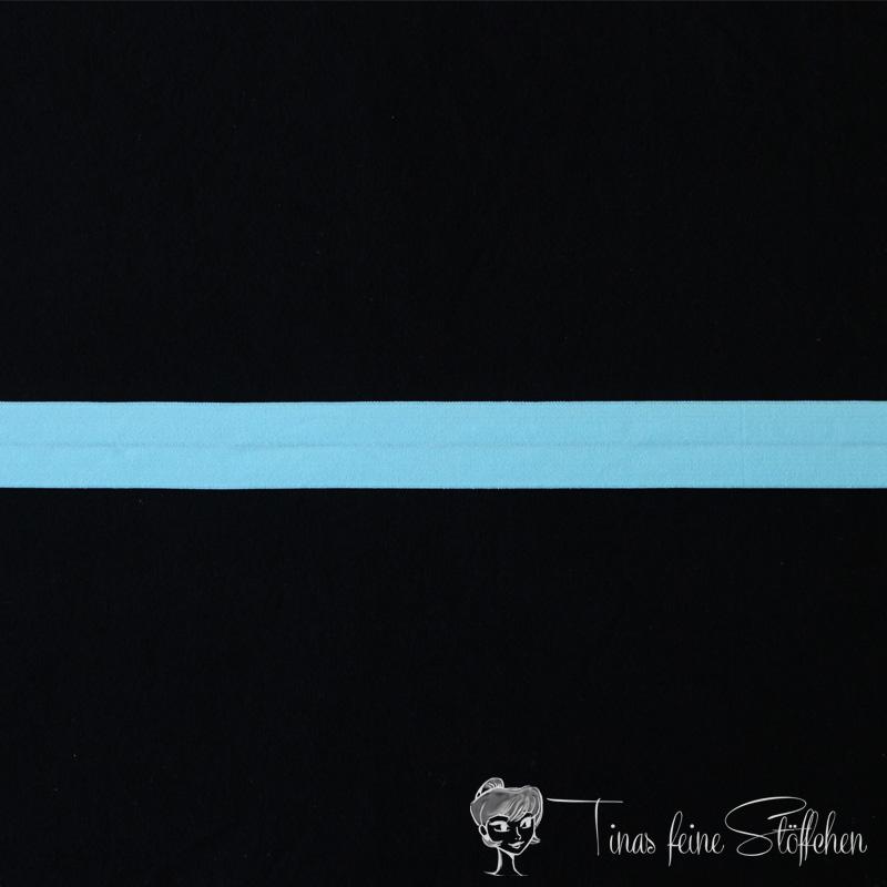 Elastic inclined band light blue - 2,5cm width