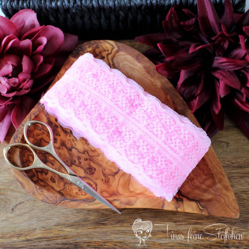 4,5cm lace ribbon pink